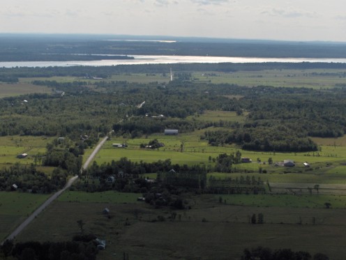 Ottawa River as seen from the Gatineau Hills