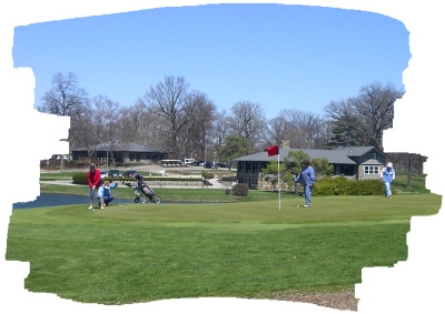 Image of #11 green at Bunn Golf Course - Picture courtesy of Springfield Park District. www.springfieldparks.org