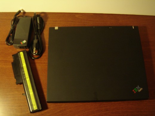 T40 laptop is ready for use.