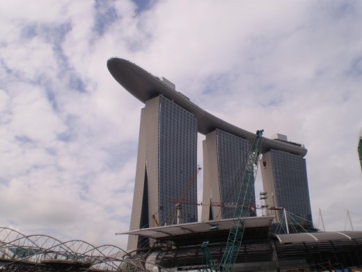 One of Singapore's integrated resort, the Marina Bay Sands.