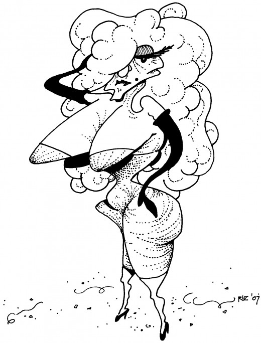 Aging Stripper Tonya Torpedos,  rickzimmerman 2010