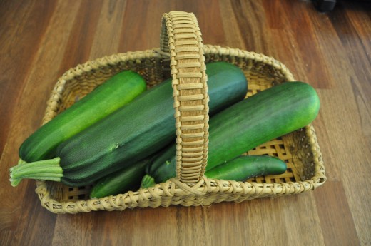Home grown zucchini. Photo by Heuchera.
