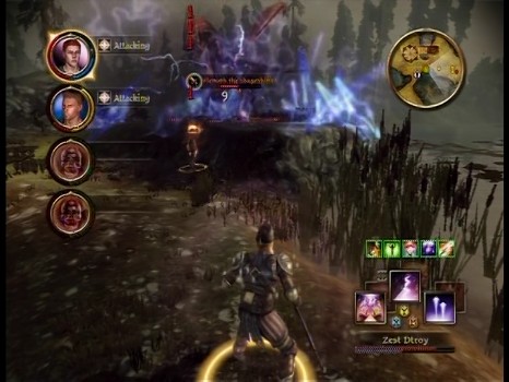 Spacing between Alistair and Mage