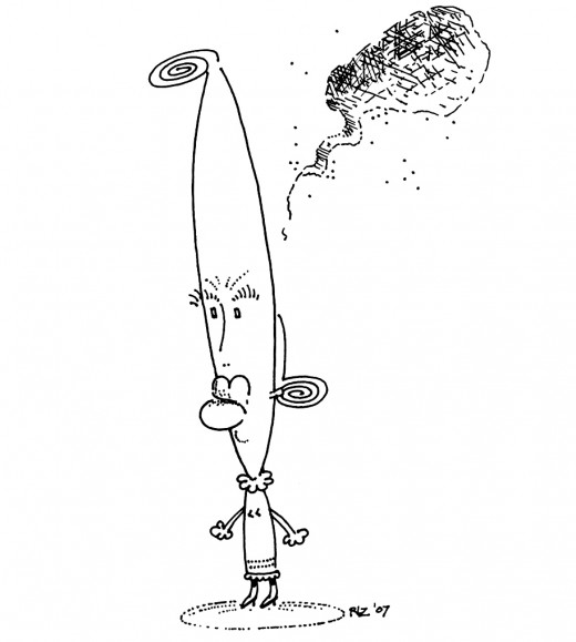 Thin Lizzie Is Not Happy, rickzimmerman 2010