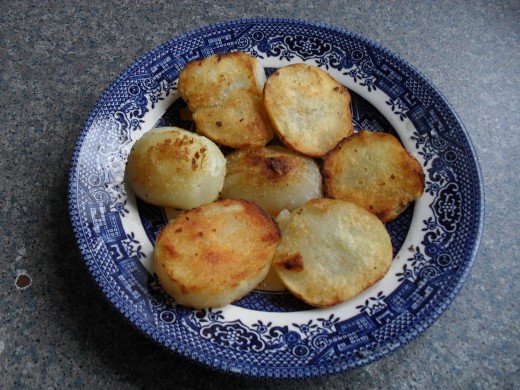 delicious fried potato