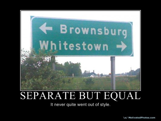 Separate But Equal Is Back