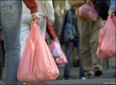 The common or garden plastic bag
