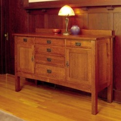 A solid oak sideboard for your home