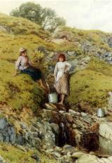 "Highland Burn" by Myles Birket Foster, from passionforpaintings.com
