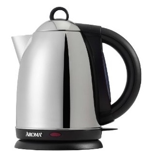 Aroma AWK-115S Hot H20 X-Press 1-1/2-Liter Cordless Water Kettle
