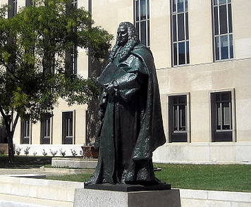 Sir William Blackstone statue in Washington DC