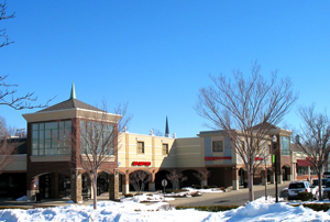 Shaker Towne Center in winter.