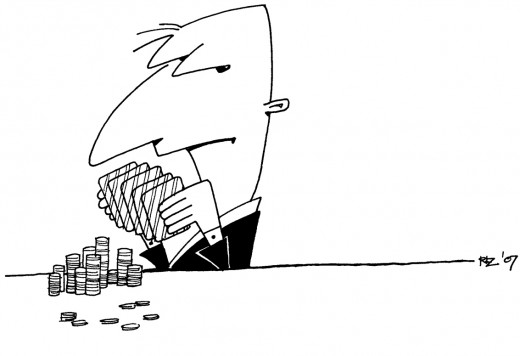Guy Holding Aces, rickzimmerman 2010