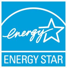 This is the energy star label, it indicates a high efficiency appliance.