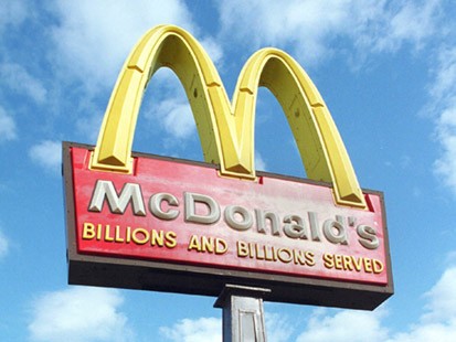 The iconic image of the Golden Arches