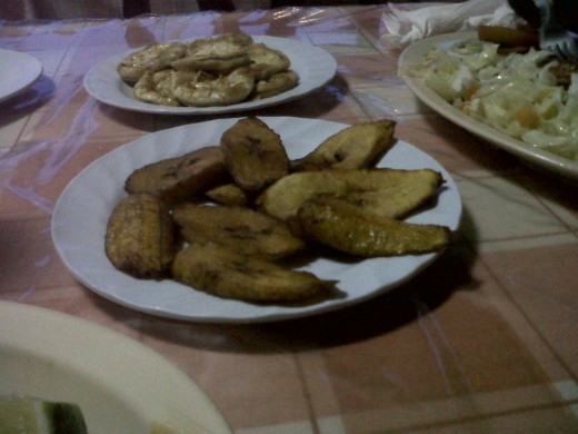 That's my fried plantain!