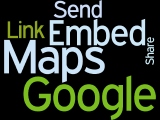Google Maps Embed Send Link and Share Wordle by Humagaia