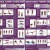 Set of Two Purple and White Exercise Posters Charts with Diagrams Detailing Different Movements Set of Two Purple and White Exercise Posters Charts with Diagrams Detailing Different Movements