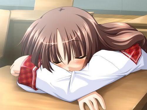 Remember to get a good night sleep so you dont fall asleep in school!