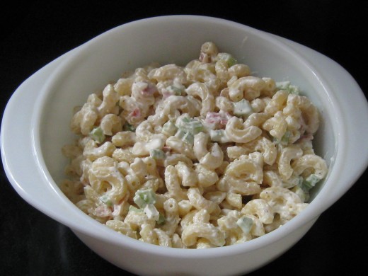 Ranch Style Macaroni Salad made my way