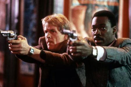 Nick Nolte and Eddie Murphy in 48 Hours