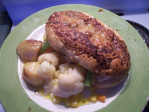 Sage & Onion Panini With Roast Chicken...
