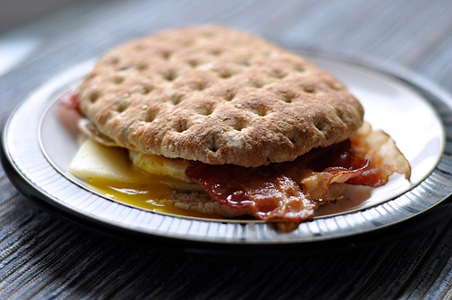 Don't worry - the bread is whole wheat! 