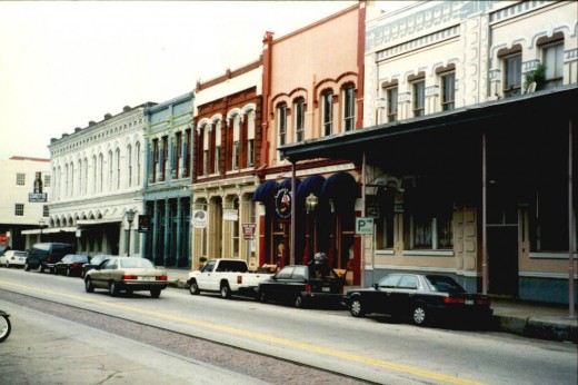 This is part of the Strand in the Historic District