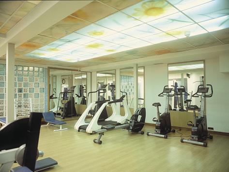 fully equipped gymnasium
