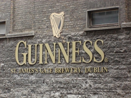 Guinness brewery in Dublin