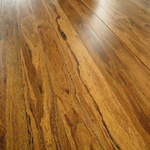 Beautiful grain and color of coconut flooring