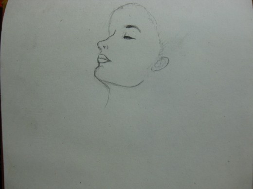 Eva Green's Drawing in Progress:1