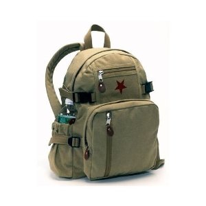 Rothco Khaki Vintage Mini Backpack 9162