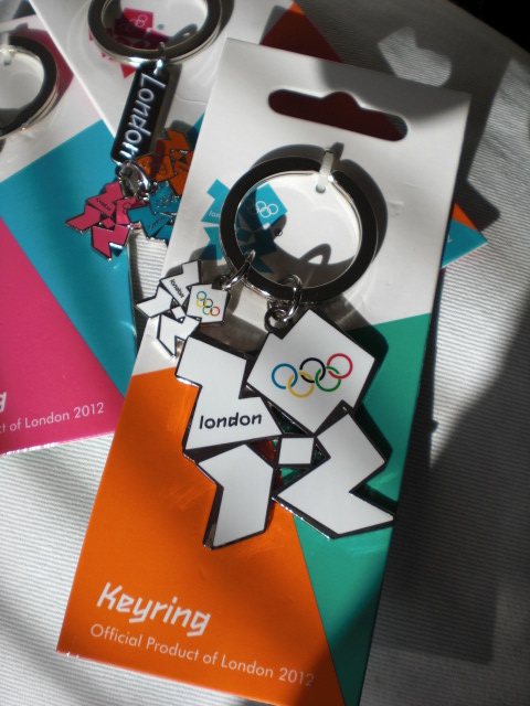 2012 Olympic key rings.