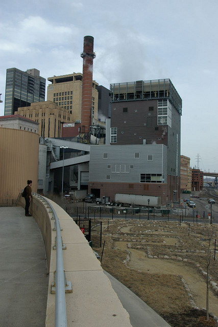 Biomass energy production plant.
