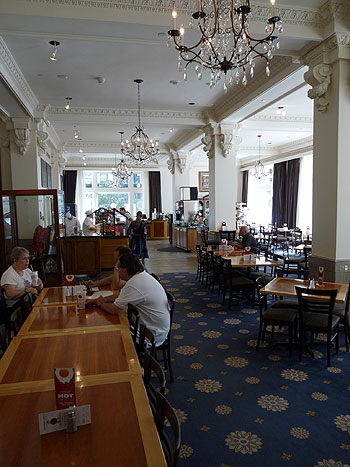 The Nauvoo Cafe in the Joseph Smith Memorial Building.