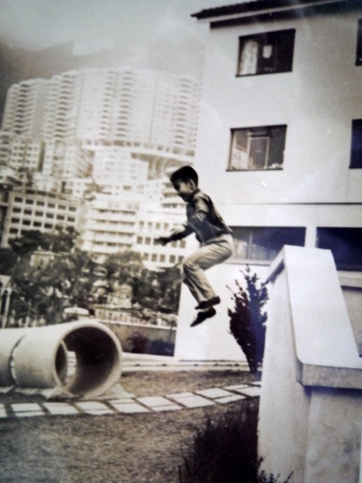 One of my many audacious jumps