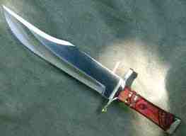 The handsome Bowie knife of movies and legend