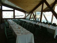 The Goble Lodge is an excellent place for large parties and banquets.