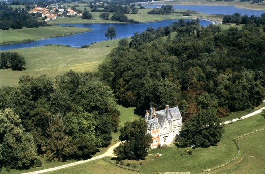 You get a wonderful view of the lakes as well as the chateau 