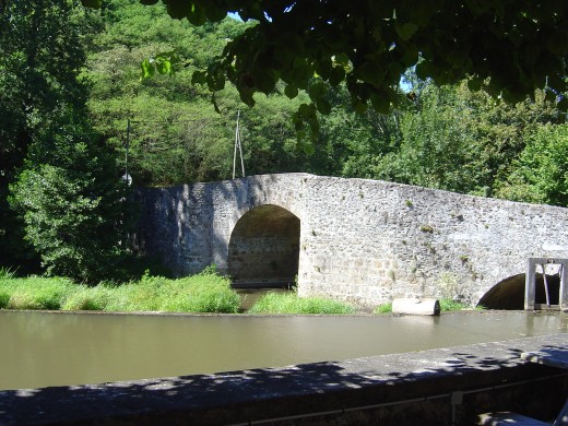 The ancient bridge opposite