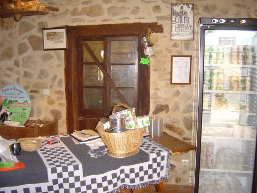 Buy yoghurts and cheese from the farm