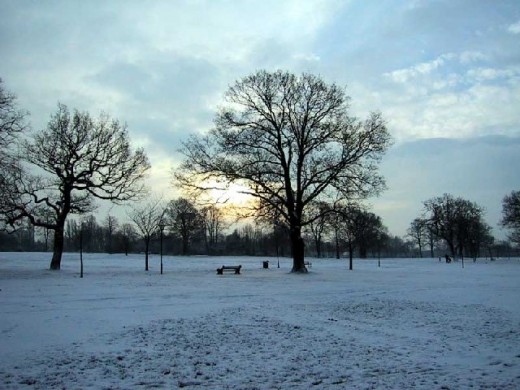 Continuous wet, cold, gloomy, wintry days...