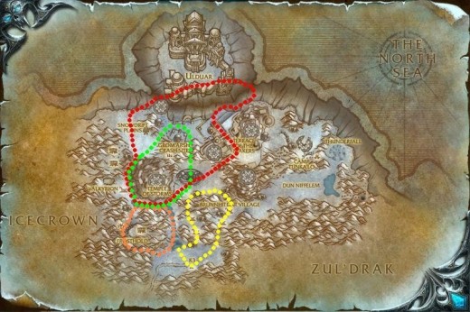 Time-Lost Proto Drake Flight Paths
