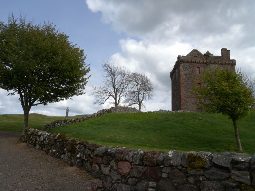 Balvaird Castle, was also a stop.  Most interesting, the outside and gardens were completely open to the public, however if you wanted to see the inside you needed to contact the chamber of commerce.