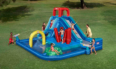 inflatable water slide