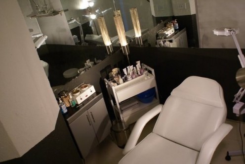 waxing area