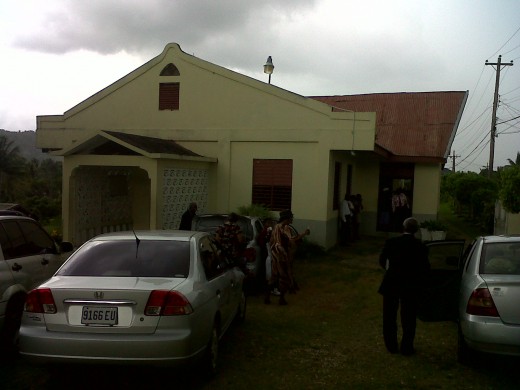 After Divine Service at Crofts Hill.