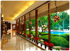 Backside view of ITC Maurya Sheraton Hotels Delhi