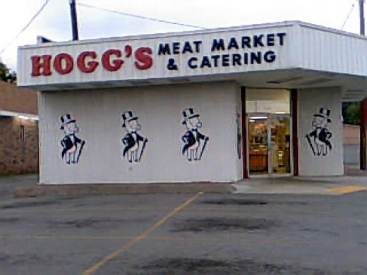Hogg's Meat Market & Catering were glad to let me highlight their home owned business